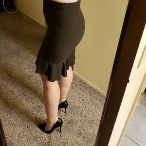 Zara brown skirt mini